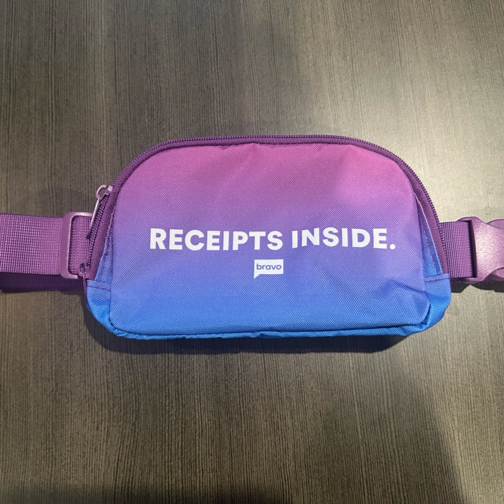 Bravocon Bravo Insider Receipts Inside Fanny Pack Heather Gay